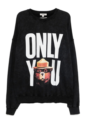 Stain Shade graphic-print sweatshirt - Black