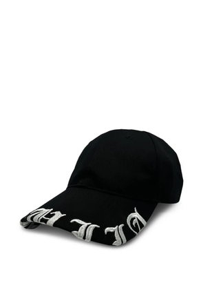Haculla embroidered-brim cap - Black