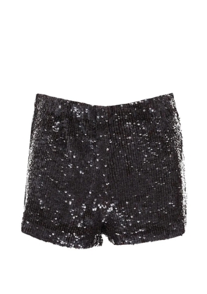 P.A.R.O.S.H. sequined shorts - Black
