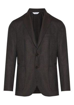 Boglioli notched lapel pocket jacket - Brown