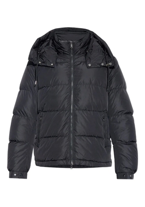 Add hooded padded jacket - Black
