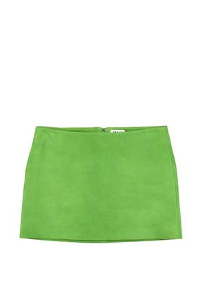 STAUD Crest mini skirt - Green