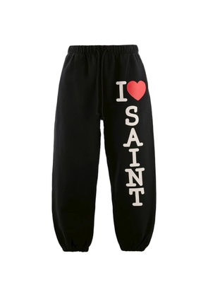 SAINT MXXXXXX I Love Saint track pants - Black