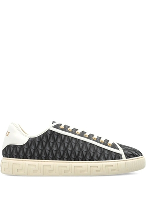 Versace Greca patter sneakers - Black