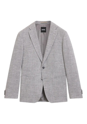 BOSS buttoned single-breasted blazer - Grey