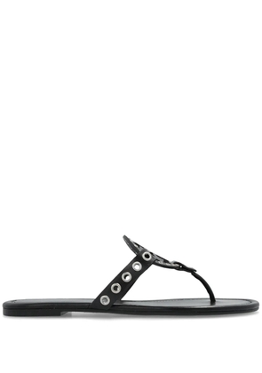 Tory Burch eyelet-embellished sandals - Black