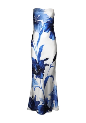 Retrofete Keaton silk dress - White