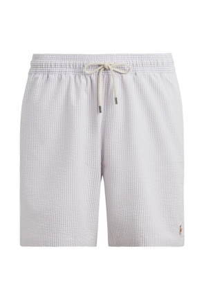 Polo Ralph Lauren seersucker drawstring swim shorts - White
