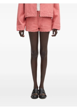 AMBUSH raw-hem shorts - Pink