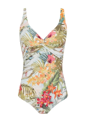 Lygia & Nanny floral-print swimsuit - Green