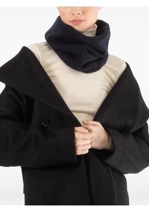 extreme cashmere knitted scarf - Blue