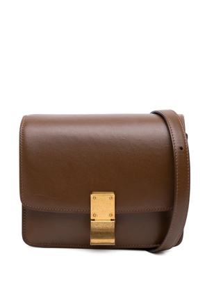 Celine Pre-Owned 2018 Small Calfskin Classic Box crossbody bag - Brown