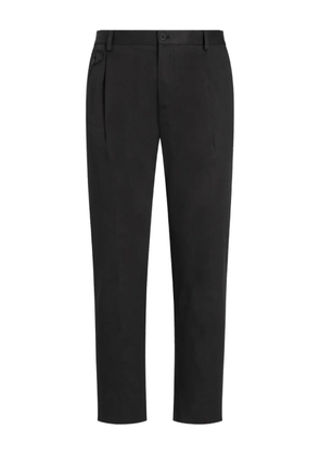 Dolce & Gabbana dart-front tailored trousers - Black