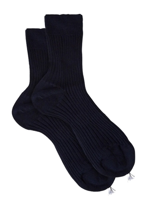Scarosso ribbed-knit socks - Blue