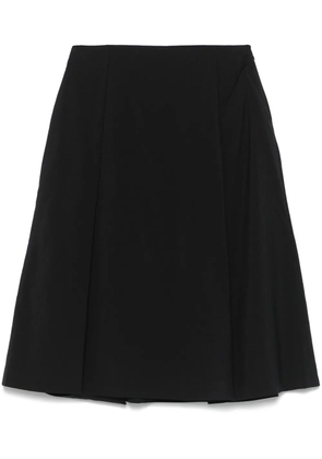Valentino Garavani Pre-Owned 1990s double-pleat skirt - Black