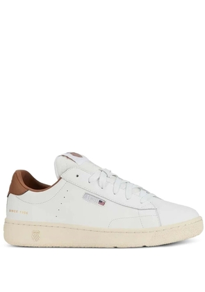 K-Swiss Slammklub CC leather low-top sneakers - White