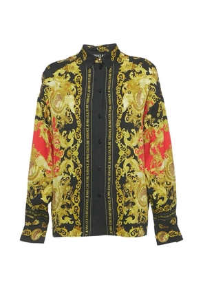 Versace Pre-Owned Baroque-print long-sleeve top - Black