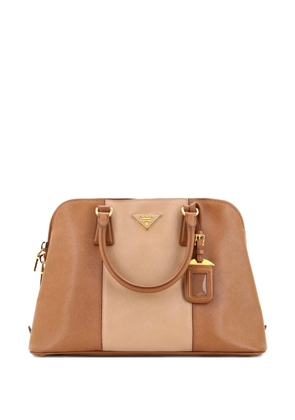 Prada Pre-Owned Bicolor Promenade Bag Saffiano Leather Medium tote bag - Brown