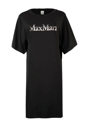 Max Mara Luna logo mini dress - Black