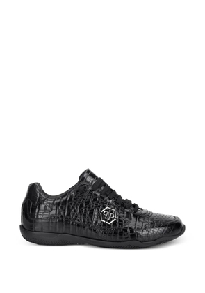 Philipp Plein PIT-$TOP Cocco embossed low-top sneakers - Black