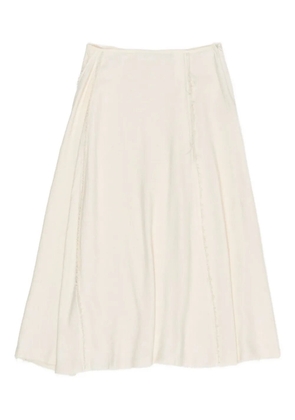 Bimba y Lola flared A-line midi skirt - Neutrals