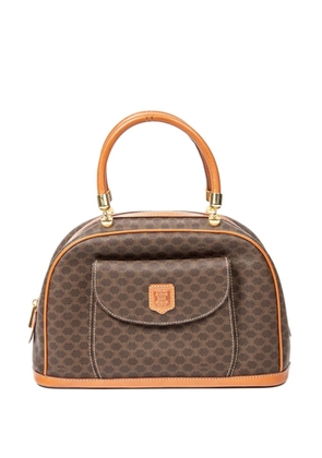Celine Pre-Owned Macadam-print top-handles bag - Brown