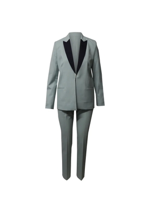 Victoria Beckham contrast-lapel suit - Grey