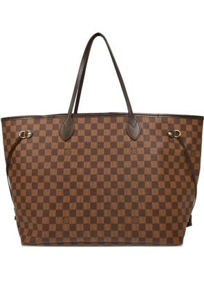 Louis Vuitton Pre-Owned 2011 Damier Ebene Neverfull GM tote bag - Brown