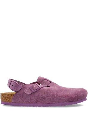 Birkenstock Tokio buckle-strap suede sandals - Purple