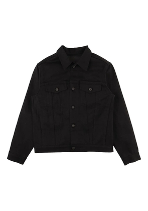 Naked and Famous buttoned denim jacket - Black