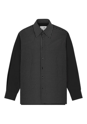 MM6 Maison Margiela polka dot-print long-sleeved shirt - Black