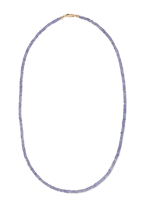 Lizzie Fortunato tanzanite beaded necklace - Gold