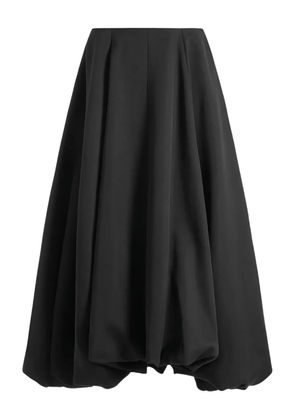 16Arlington Ortu flared midi skirt - Black