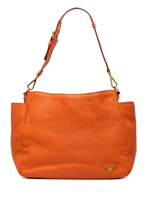 Prada Pre-Owned 2000-2025 Vitello Daino Side Pocket shoulder bag - Orange