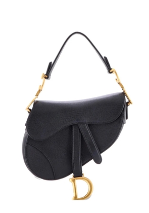 Christian Dior Pre-Owned Saddle Handbag Leather Mini shoulder bag - Black