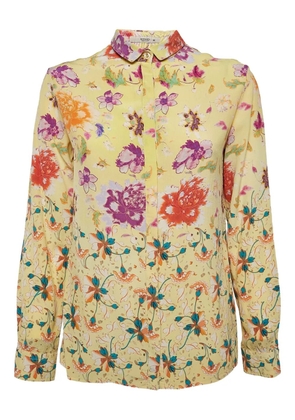Etro Pre-Owned 2024 floral-print silk shirt - Yellow