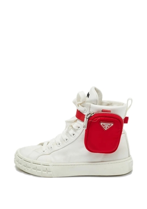 Prada Pre-Owned lace-up fastening sneakers - White