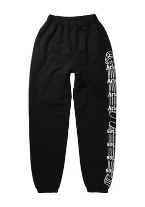 Aries logo-print sweatpants - Black