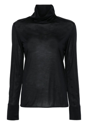 Fabiana Filippi silk jersey T-shirt - Blue