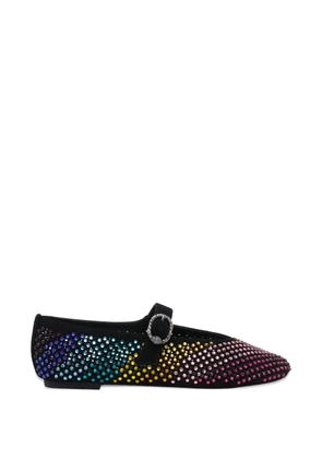 Kurt Geiger London strass buckle ballet flats - Black