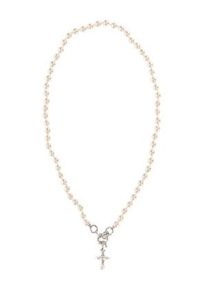 Vivienne Westwood Aleksa pearl necklace - White