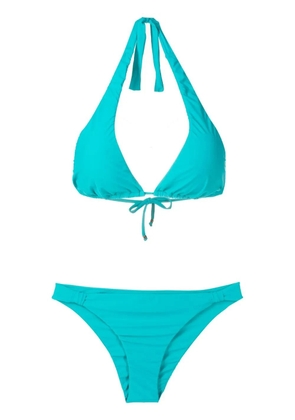 Amir Slama halterneck non-wired bikini set - Blue