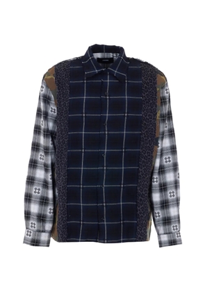 AMIRI patchwork shirt - Blue