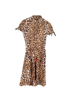 Moschino Cheap & Chic leopard-print knee-length dress - Neutrals