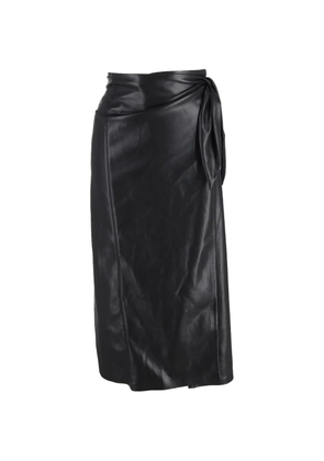 Nanushka wrap tie skirt - Black