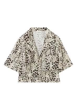 Claudie Pierlot buttoned printed shirt - Neutrals