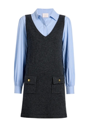 Cinq A Sept pocket-detail v-neck dress - Black