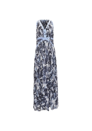 Diane Von Furstenberg Vintage levada printed maxi dress - Blue