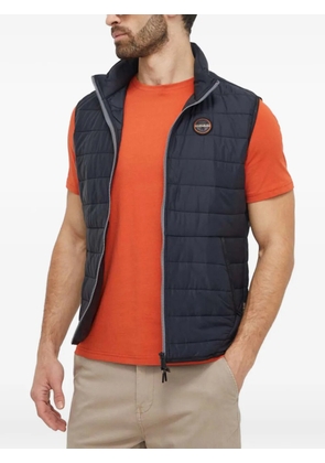 Napapijri quilted logo-patch gilet - Black
