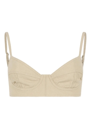 DSQUARED2 strapless top - Neutrals